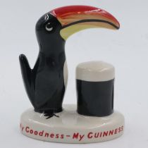 Carlton Ware Toucan Guinness advertising figure, H: 90 mm. UK P&P Group 1 (£16+VAT for the first lot