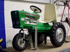 Fairground ride Triang tractor. Not available for in-house P&P