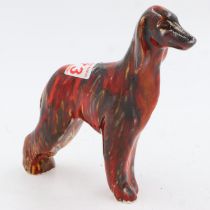 Anita Harris Afghan hound, signed in gold, no cracks or chips, H: 16 cm. UK P&P Group 1 (£16+VAT for
