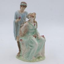 Wedgwood limited edition figurine, Adoration, 634/3000, no cracks or chips, H: 30 cm. UK P&P Group 2