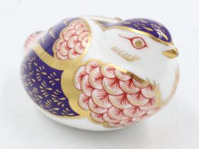 Royal Crown Derby quail, no cracks or chips. UK P&P Group 1 (£16+VAT for the first lot and £2+VAT