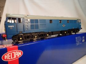 Heljan O gauge 3107, class 31 diesel, D5578electric blue, excellent condition, storage wear to