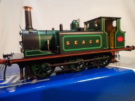 Dapol O gauge 75-010-013 Terrier tank, S.E.C.R green, boxed as new. UK P&P Group 1 (£16+VAT for