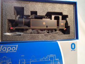 Dapol O gauge 75-026-008, class 3F, Jinty, 19, Ulster Transport, lined black, as new/boxed. UK P&P