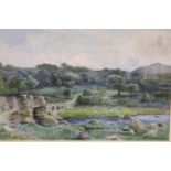 George H Stubington (exh. 1902-1922): watercolour, Capel Curig. Stubington was a landscape