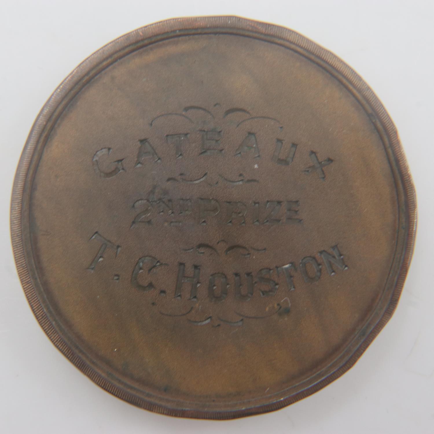 1906 - Scottish Exhibition medal for bakers and grocers - 2nd prize - gVF. UK P&P Group 0 (£6+VAT - Image 2 of 2