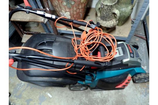 Bosch Rotak 410 electric lawnmower. Not available for in-house P&P