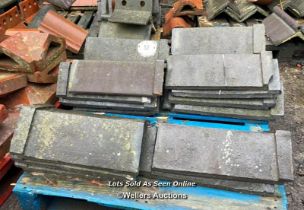 PALLET OF APPROX. 20X 18" BLUE RIDGE TILES, 105 ANGLE