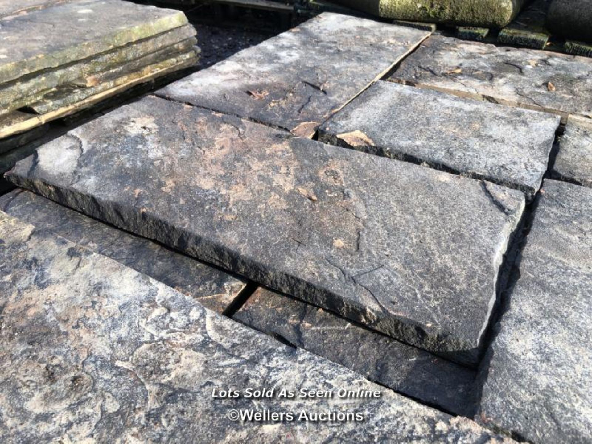 PALLET OF STONE FLAGS, APPROX 7 SQUARE METRES, 3/4" THICK - Image 3 of 3