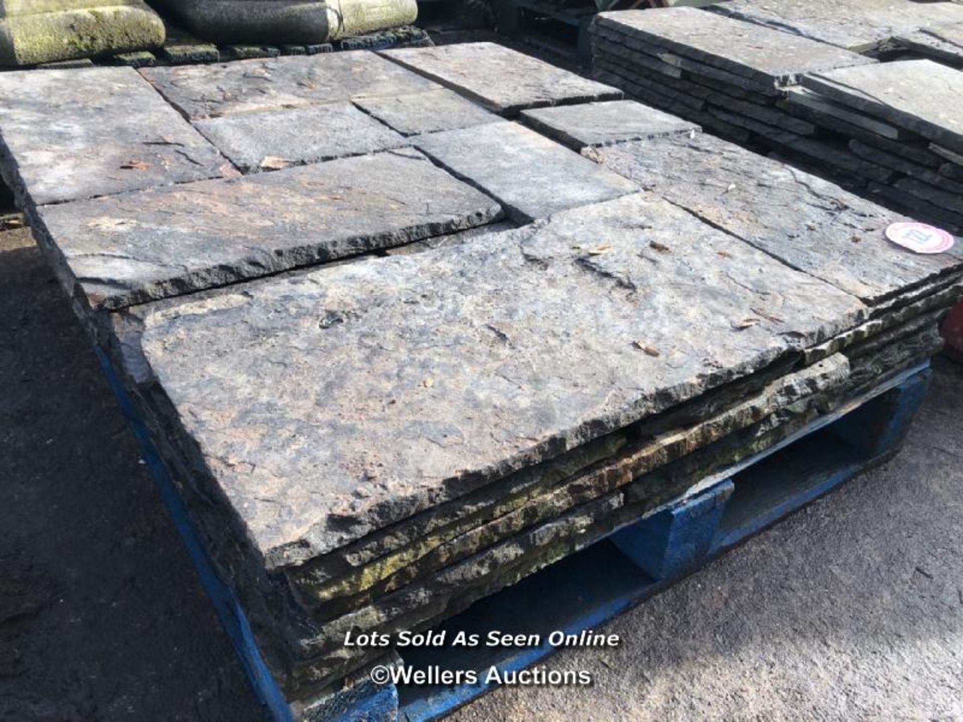 PALLET OF STONE FLAGS, APPROX 7 SQUARE METRES, 3/4" THICK - Image 2 of 3