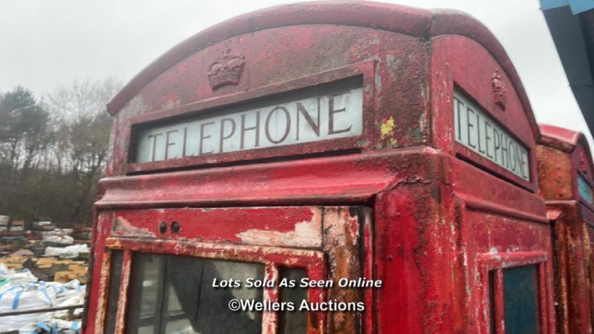 AN ORIGINAL K6 BRITISH RED TELEPHONE BOX, 245CM (H) X 88CM (W) X 88CM (D) - Image 6 of 9