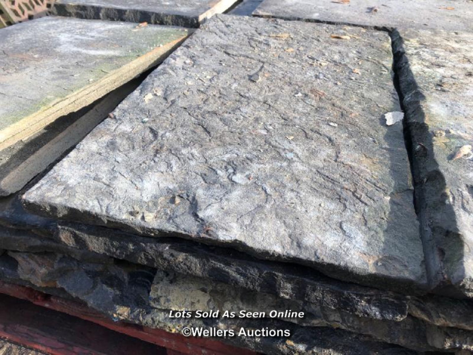 PALLET OF STONE FLAGS, APPROX 7 SQUARE METRES, 3/4" THICK - Image 3 of 3