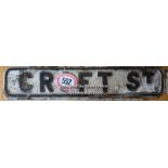 CROFT ST CAST IRON SIGN, 82CM (L) X 16CM (H)