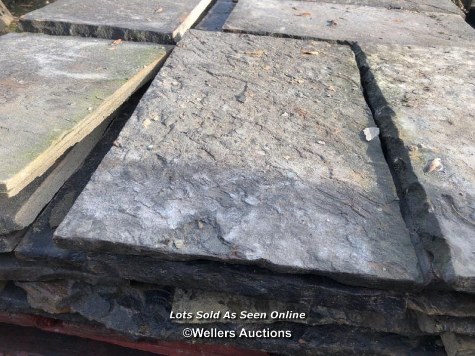 PALLET OF STONE FLAGS, APPROX 7 SQUARE METRES, 3/4" THICK - Image 2 of 3