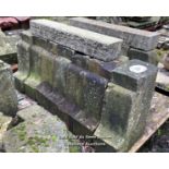 13X SIMILAR PIECES OF STONE CORBELS