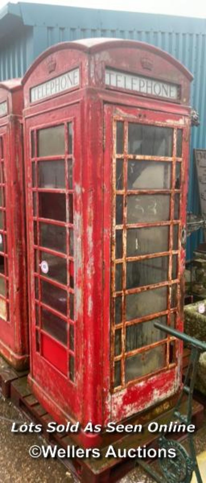 AN ORIGINAL K6 BRITISH RED TELEPHONE BOX, 245CM (H) X 88CM (W) X 88CM (D) - Image 2 of 9