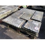 PALLET OF STONE FLAGS, APPROX 7 SQUARE METRES, 3/4" THICK