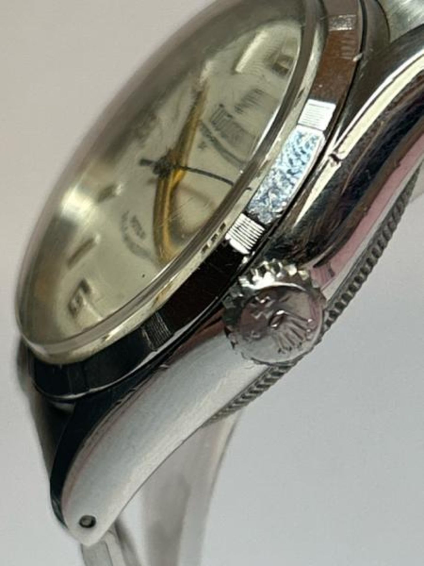 Tudor Oyster-Prince stainless steel perpetual gents watch no. 7909 152986, good condition with suede - Image 2 of 6