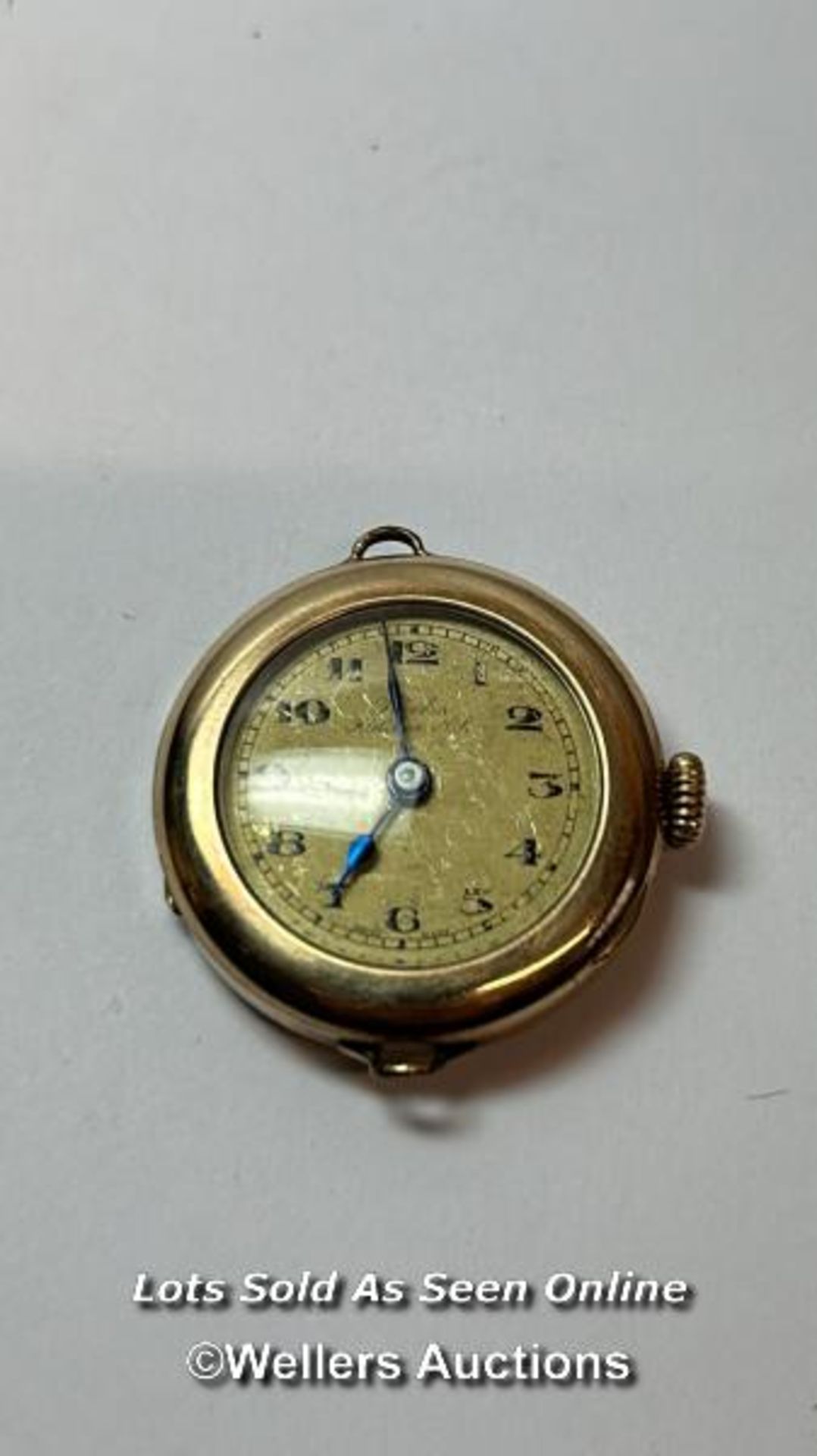 Pendant pocket watch wit gold filled case / SF