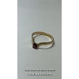 1.18g solitair wishbone ring / SF