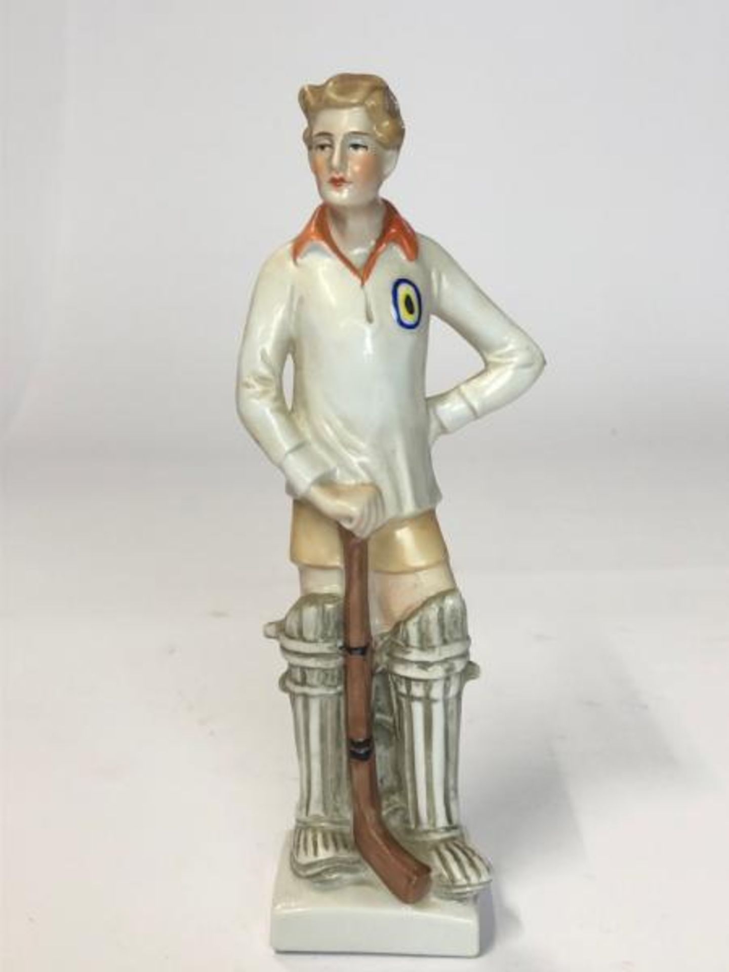 Ceramics including a vintage German porcelain figure of a hockey player, Spode "Lindisfarne - Image 2 of 14