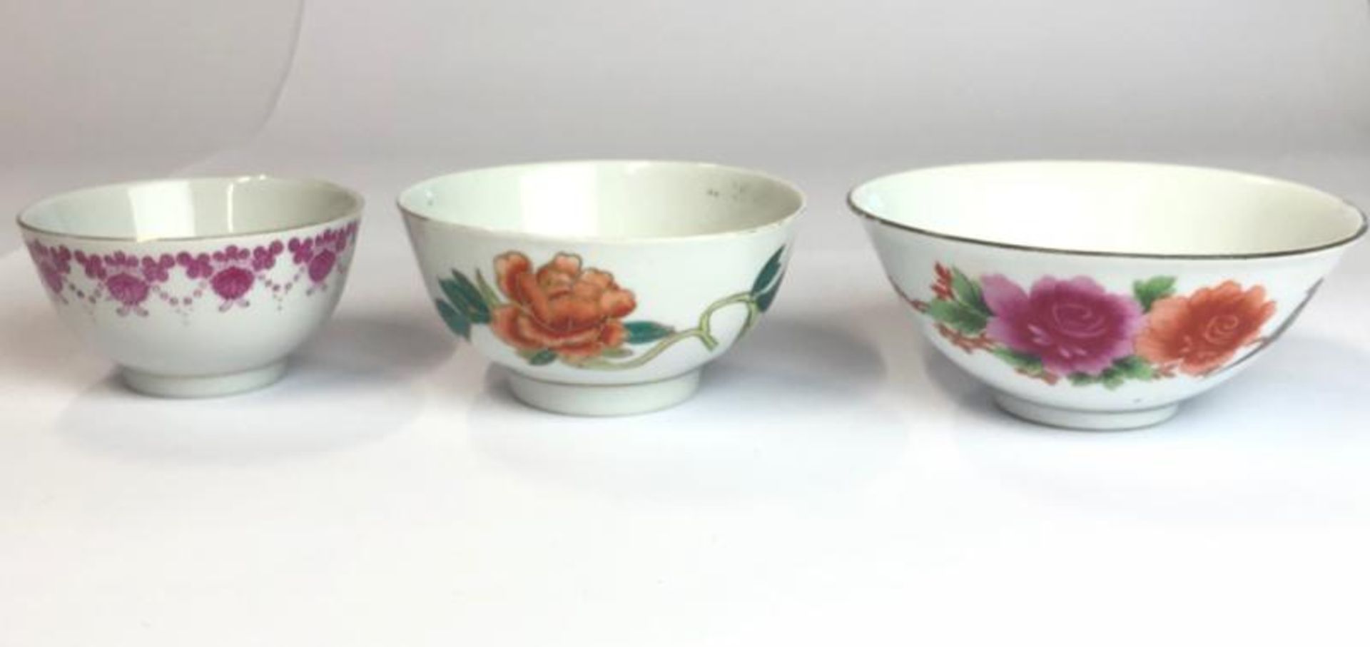 Collection of vintage oriental ceramics including Japanese tea cups with lids, small Chinese - Image 14 of 23