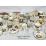 A large collection of commemorative ware from Queen Victoria to Queen Elizabeth II / AN14
