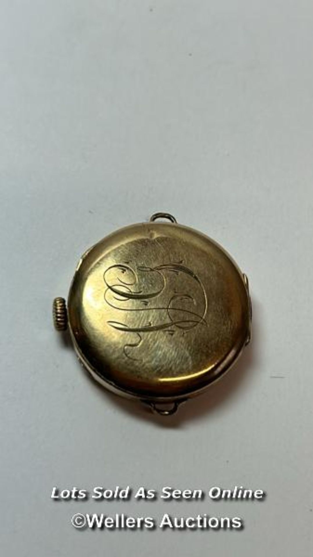 Pendant pocket watch wit gold filled case / SF - Image 2 of 2