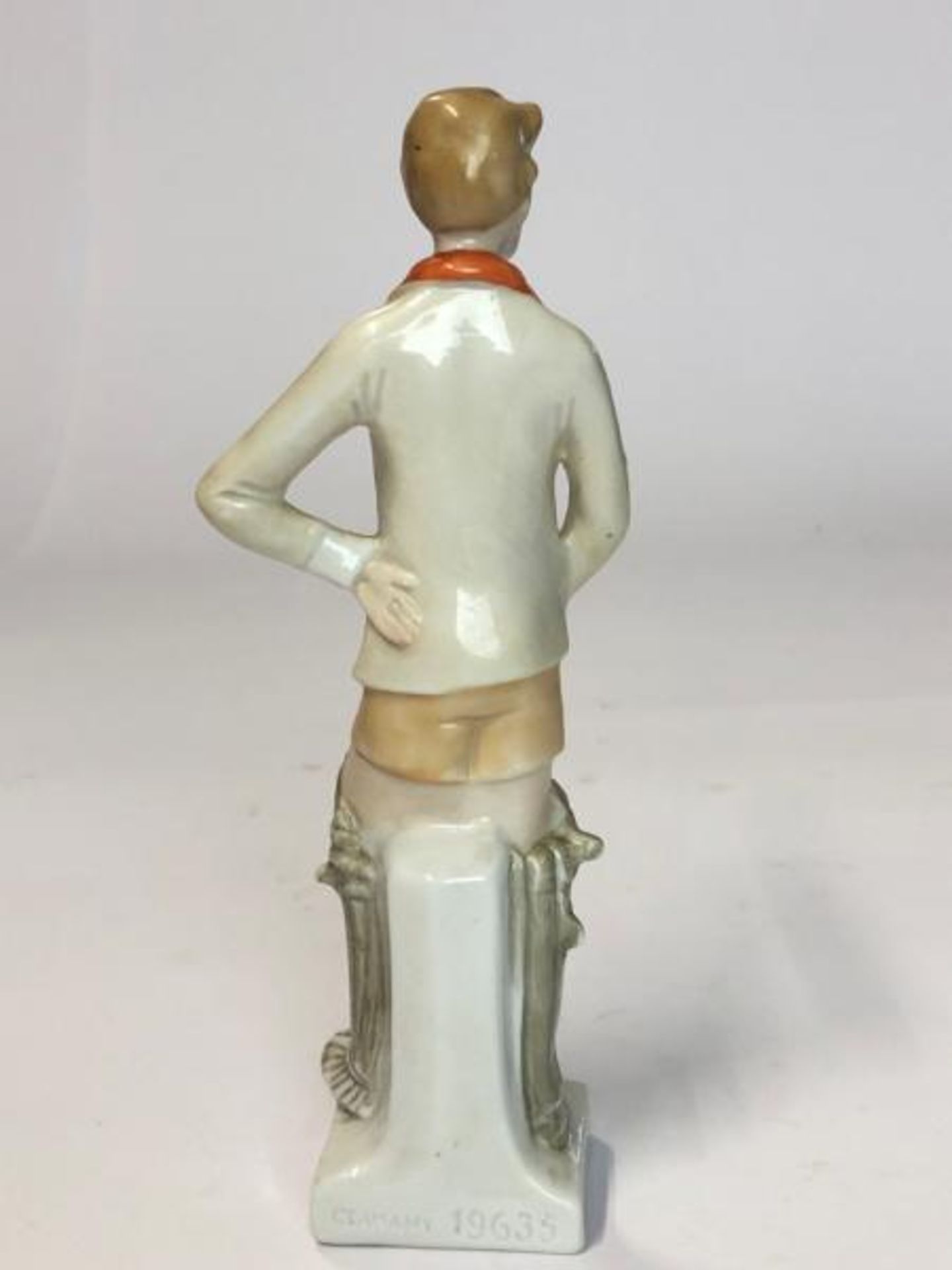 Ceramics including a vintage German porcelain figure of a hockey player, Spode "Lindisfarne - Image 3 of 14