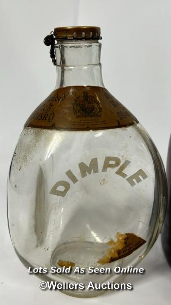 Two old empty bottles, Barolo 1971 and Dimple whisky / AN15 - Image 6 of 8