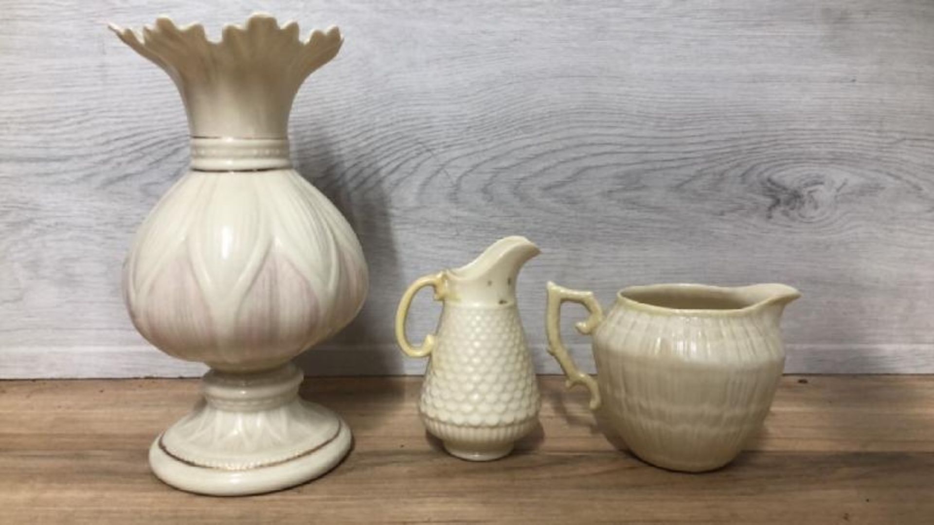 A large collection of assorted jugs including Belleek / AN42 - Image 2 of 13