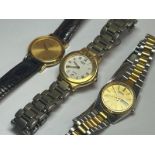 Three assorted ladies Seiko watches, numbers 462008, 260053 & 203152 /SF