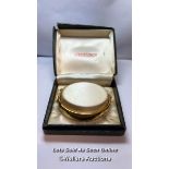 Rolled gold bangle with Excaliber box / SF