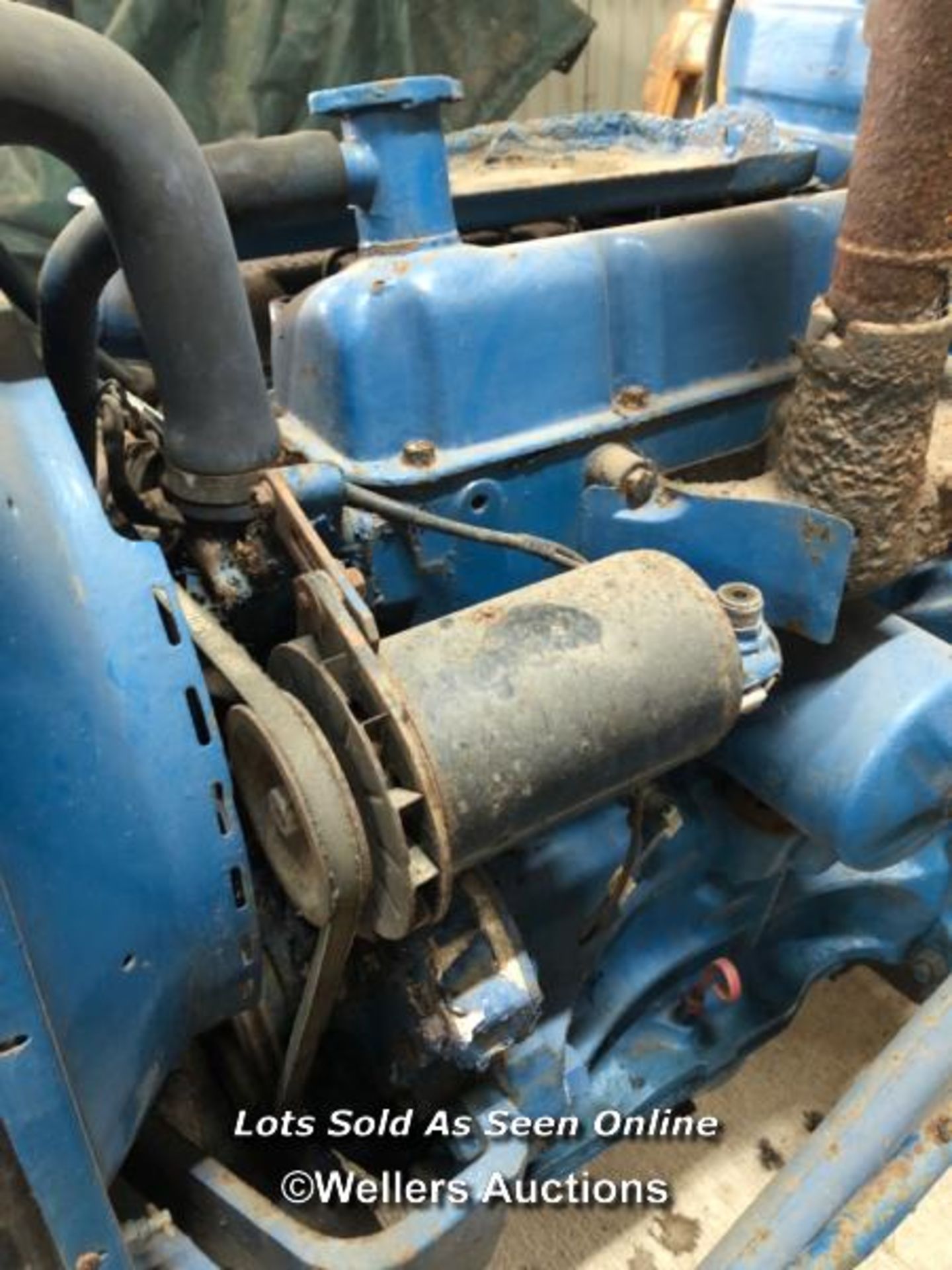 1968 FORD 3000 TRACTOR, REG: OTT 696G, DIESEL ENGINE, INIDCATING 4028 HOURS, INCL. LOGBOOK, LARGE - Image 10 of 29
