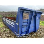 GILES ROLL-ON-ROLL-OFF SKIP, 19FT, FULLY INSULATED ON FLOOR AND SIDES, BULKHEAD AND TAILBOARD, BUILT