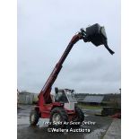 MANITOU TURBO MT425CPT SERIES 1 TELEHANDLER, INDICATING APPROX. 6045 HOURS, SERIAL NO: 80475,