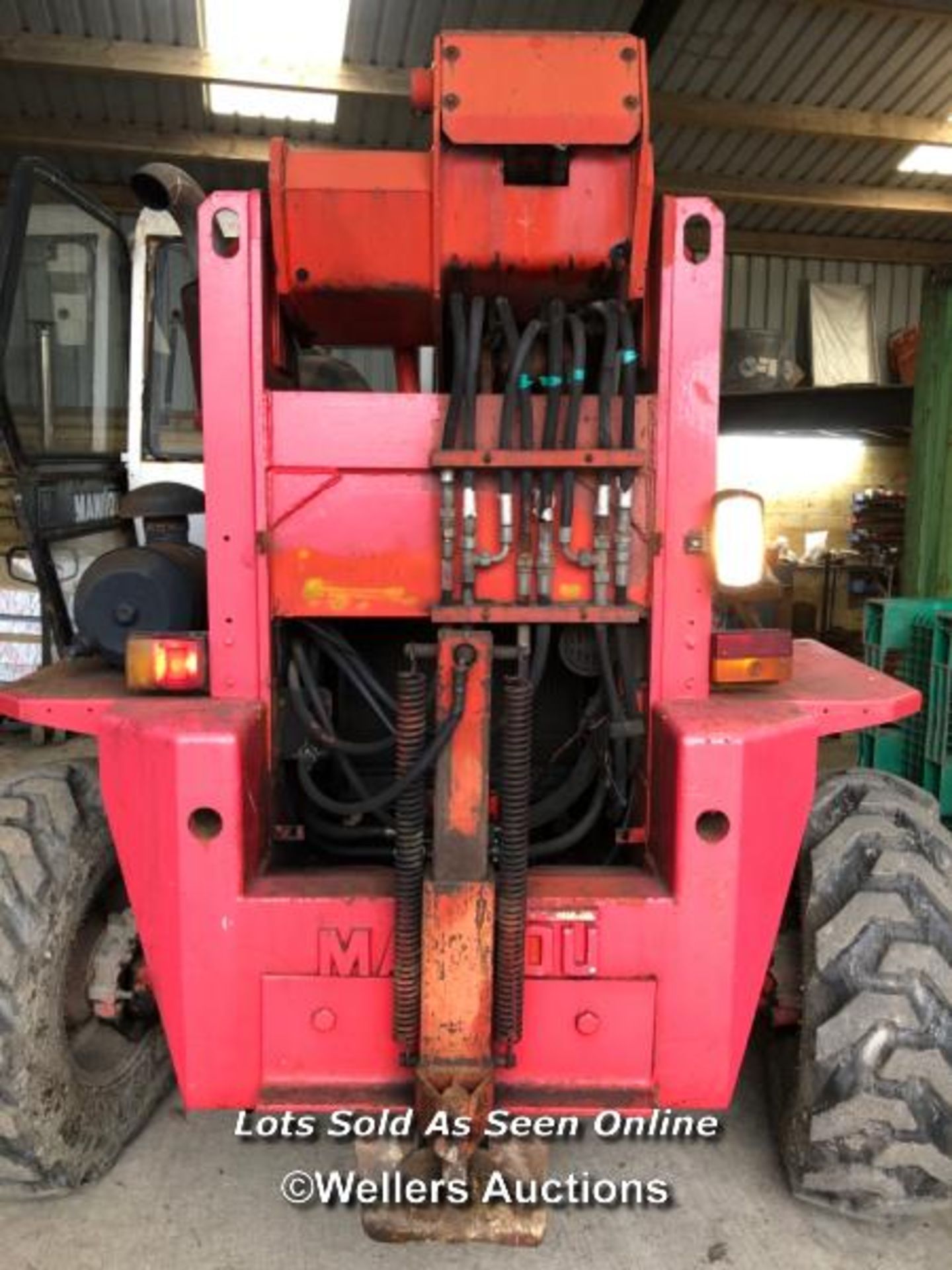 MANITOU TURBO MT425CPT SERIES 1 TELEHANDLER, INDICATING APPROX. 6045 HOURS, SERIAL NO: 80475, - Image 11 of 28