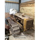 1942 CATERPILLAR D2 TRACKED DOZER, HOURS UNKNOWN, INCL. P.T.O. / NO VAT ON HAMMER PRICE