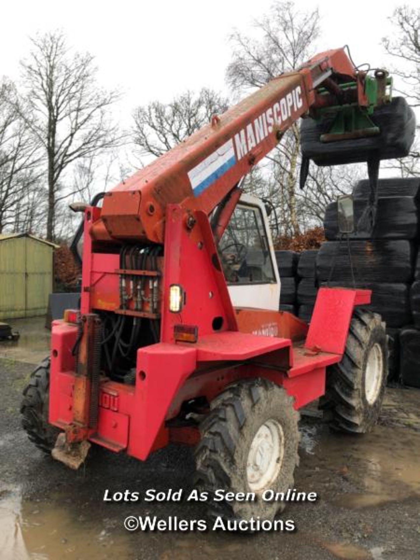 MANITOU TURBO MT425CPT SERIES 1 TELEHANDLER, INDICATING APPROX. 6045 HOURS, SERIAL NO: 80475, - Image 7 of 28