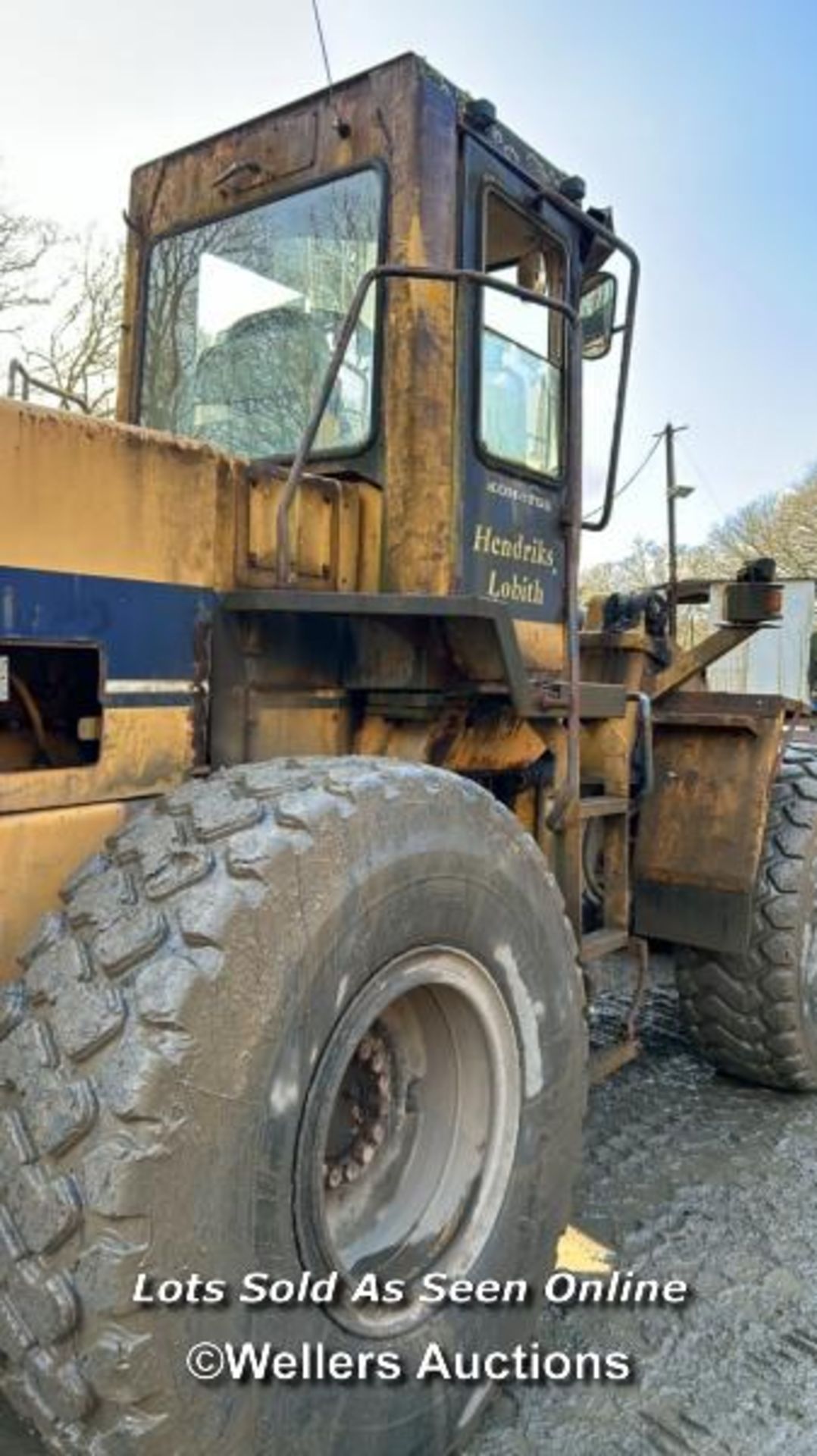 *KOMATSU WA320 FRONT WHEEL LOADER, BELIEVED TO BE A 1999 MODEL, SERIAL NO: 20193, ODOMETER - Image 10 of 23