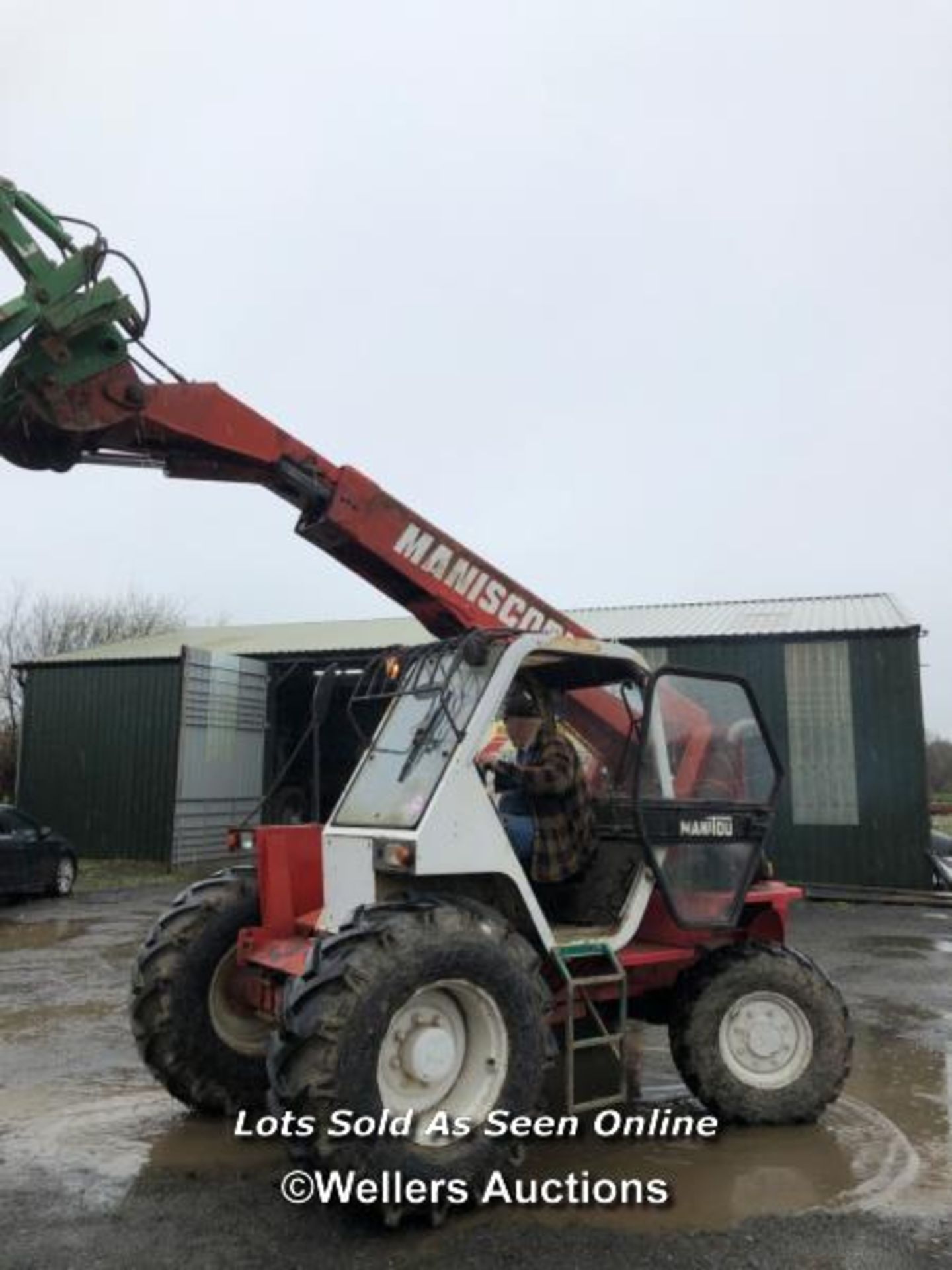 MANITOU TURBO MT425CPT SERIES 1 TELEHANDLER, INDICATING APPROX. 6045 HOURS, SERIAL NO: 80475, - Image 2 of 28