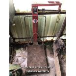 AVERY WEIGHING SCALES WITH WEIGHTS, TYPE 3901AAG. DIMENSIONS 75CM (H) / NO VAT ON HAMMER PRICE