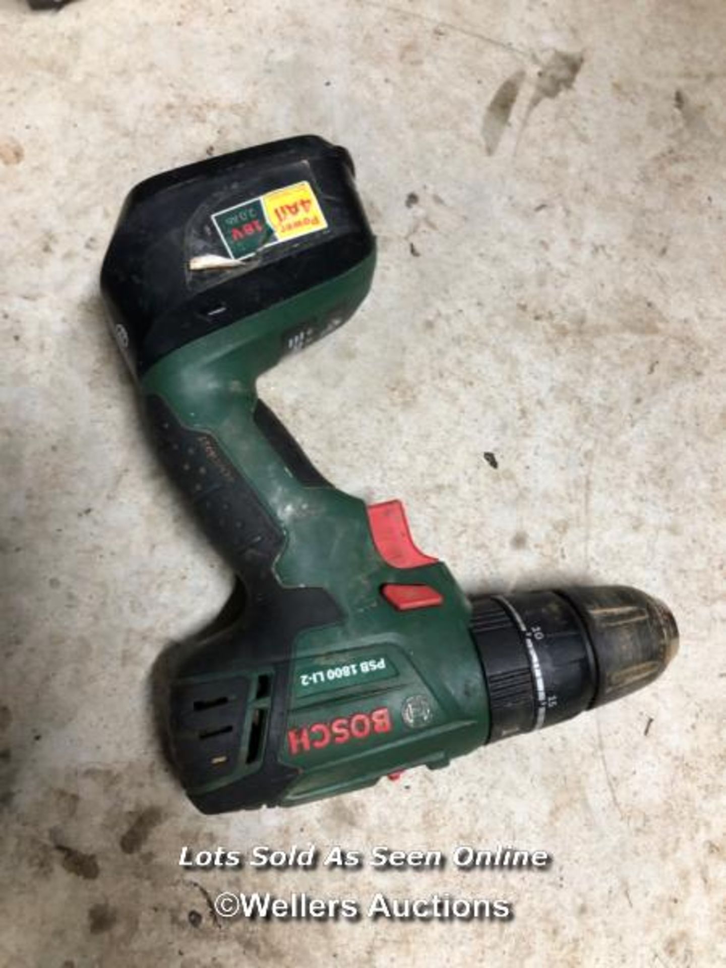 AIR GUN NAILER, PARKSIDE JIGSAW, BOSCH DRILL, METABO GRINDER, ERBAUER BATTERY, SHARK VACUUM - Image 6 of 6