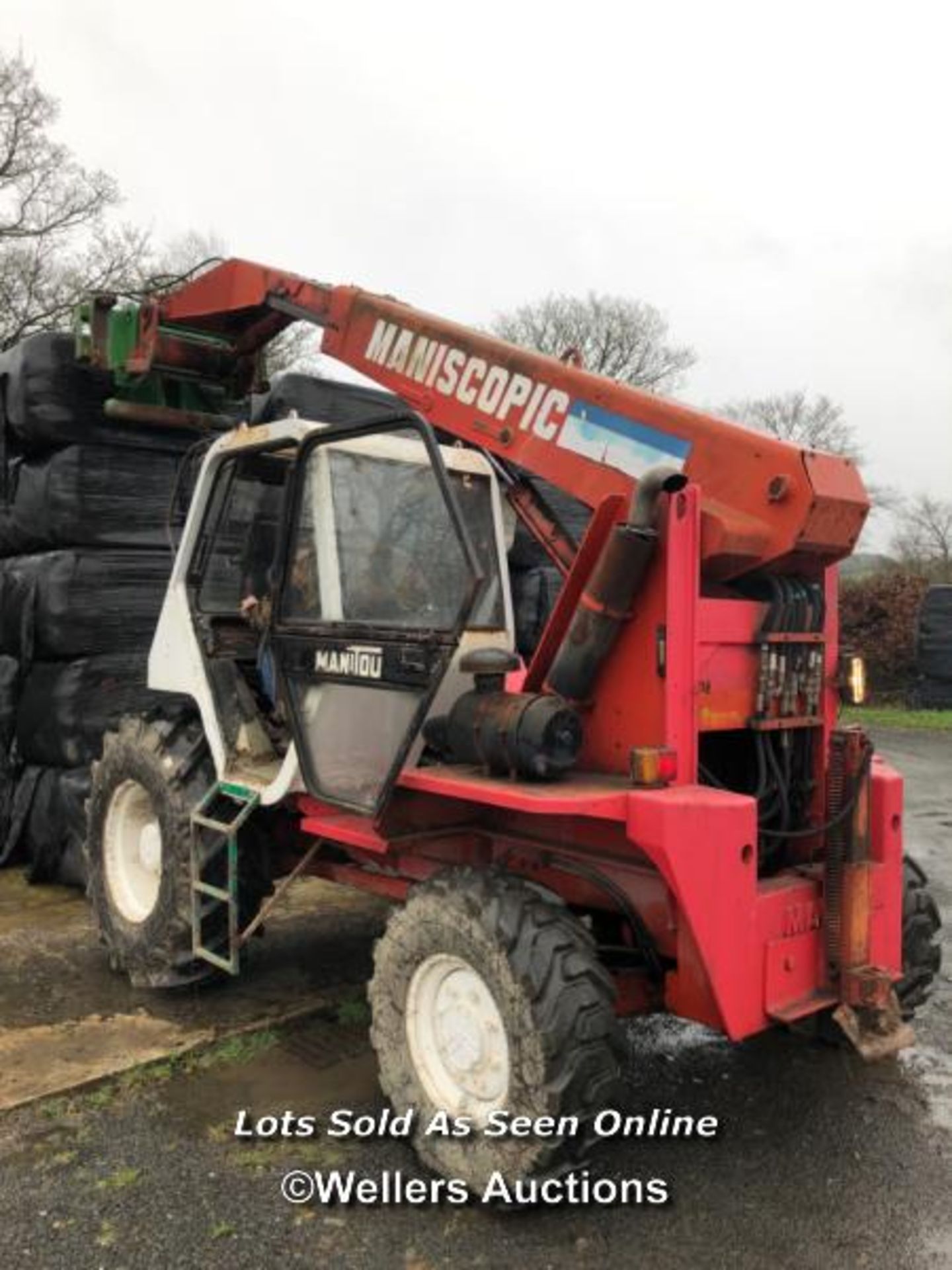 MANITOU TURBO MT425CPT SERIES 1 TELEHANDLER, INDICATING APPROX. 6045 HOURS, SERIAL NO: 80475, - Image 6 of 28