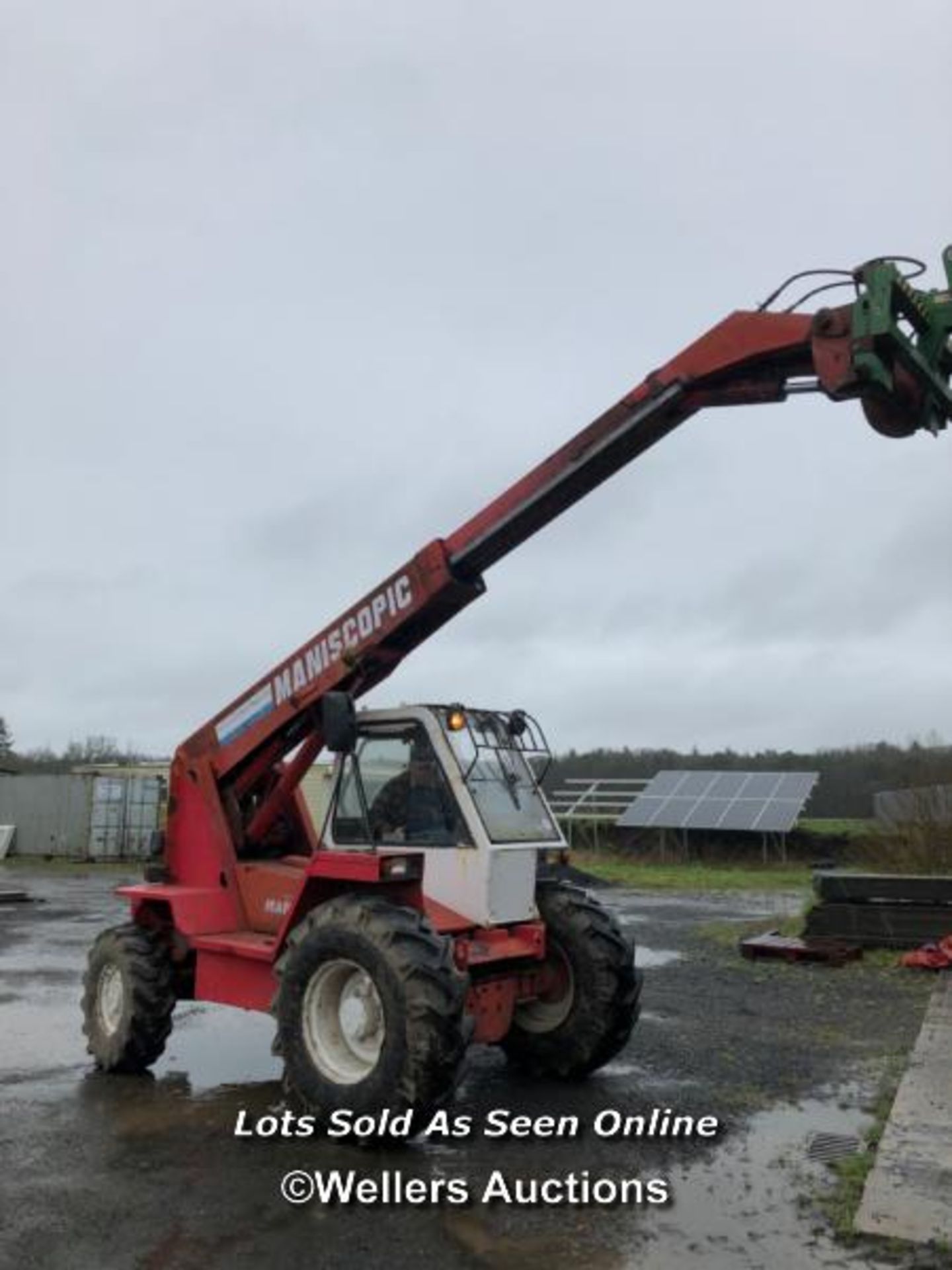 MANITOU TURBO MT425CPT SERIES 1 TELEHANDLER, INDICATING APPROX. 6045 HOURS, SERIAL NO: 80475, - Image 9 of 28