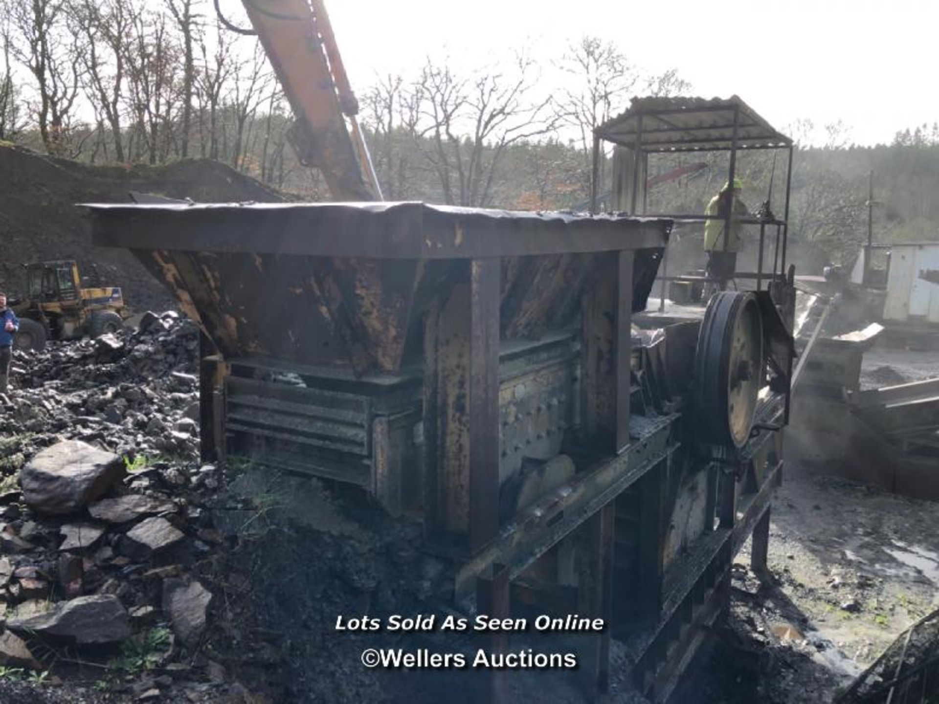 *PARKER ROCKRANGER 36X24 JAW CRUSHER, INDICATING APPROX. 3264 HOURS AT TIME OF CATALOGUING (STILL IN - Image 8 of 23