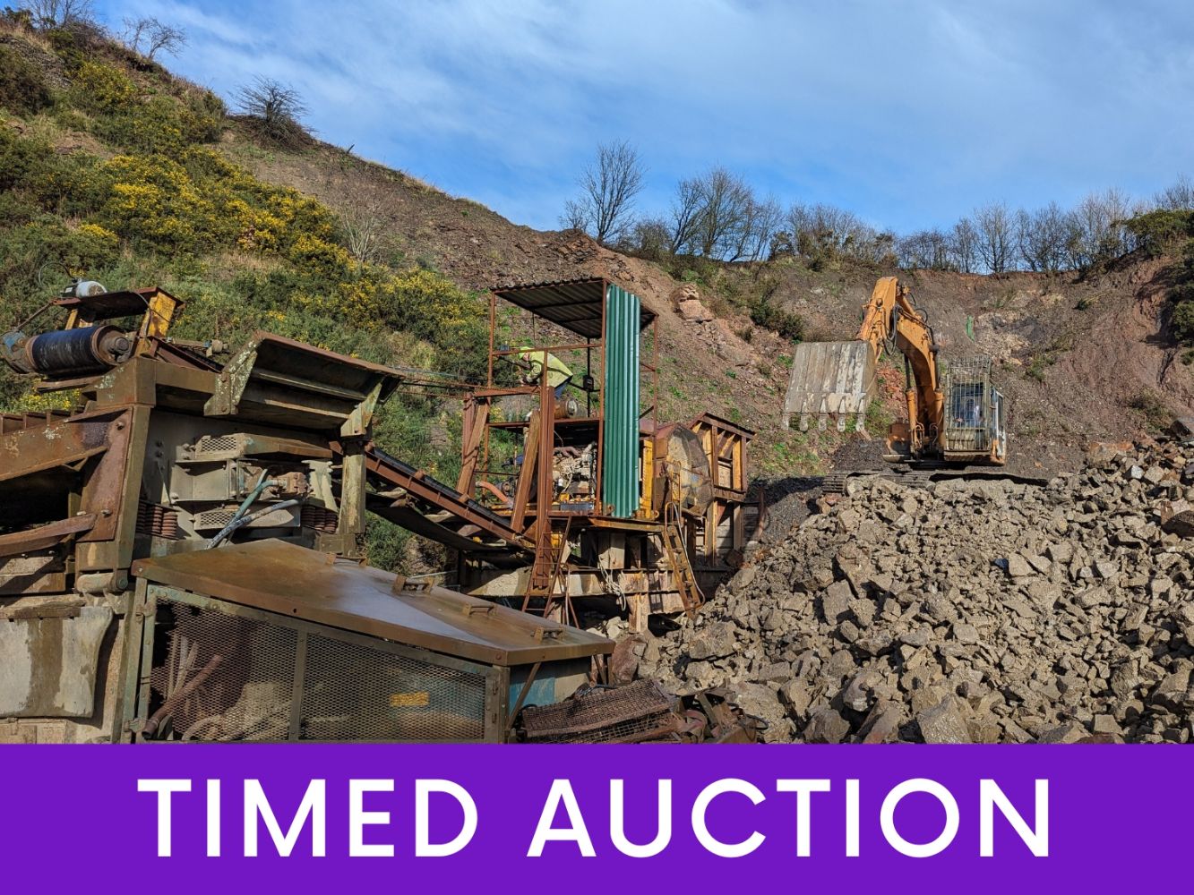 Semi-Retirement Auction on behalf of Roy Roberts and Newbridge Stone Company – to include Plant, Machinery, Tools and Mining Equipment