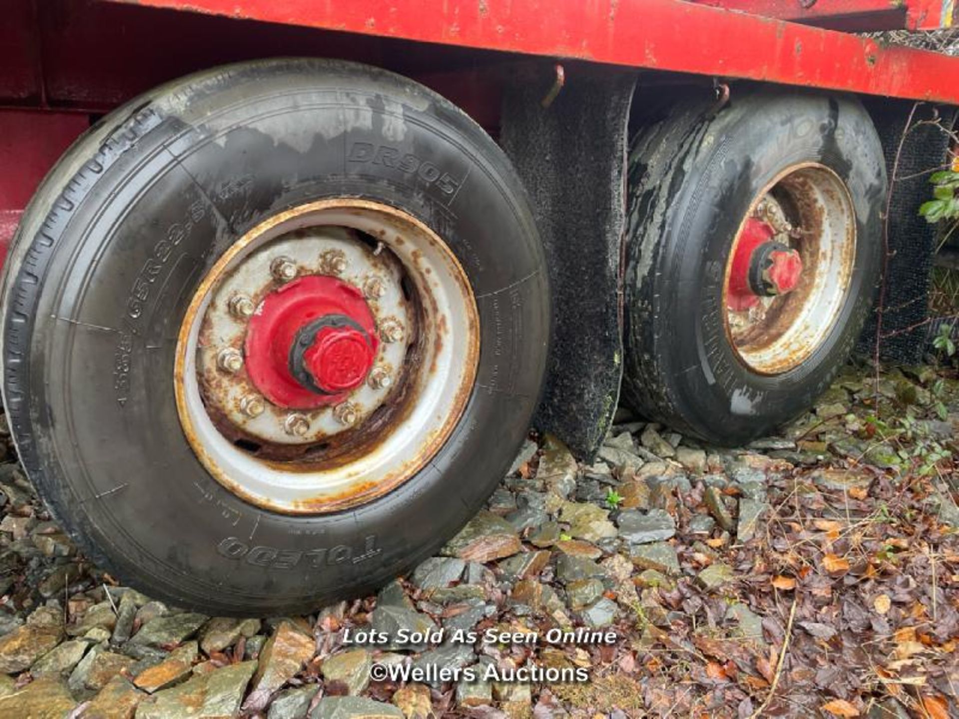 1992 WESTBY TRAILERS TWIN AXLE TRAILER, CHASSIS NO: 92081, 16FT 6INCH, GROSS WEIGHT 18 TONNES, REG - Image 4 of 13