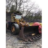 *1992 HANOMAG 55D FRONT WHEEL LOADER, INDICATING 30099 HOURS, VEHICLE NO: 377725127, WITH KEY,