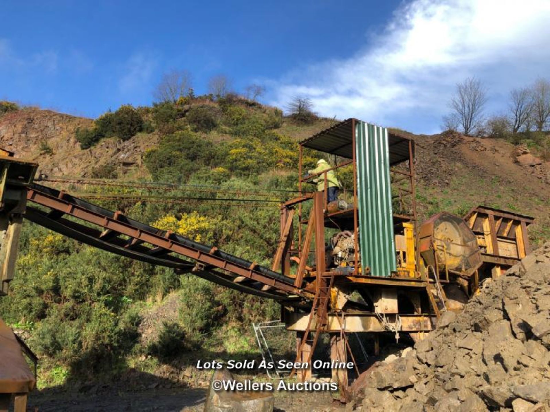 *PARKER ROCKRANGER 36X24 JAW CRUSHER, INDICATING APPROX. 3264 HOURS AT TIME OF CATALOGUING (STILL IN